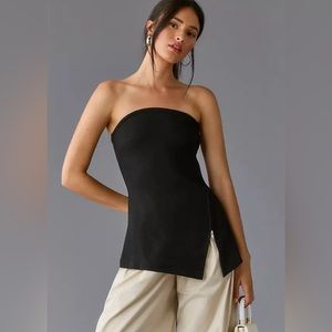 NWT Anthropologie Maeve asymmetrical tube top